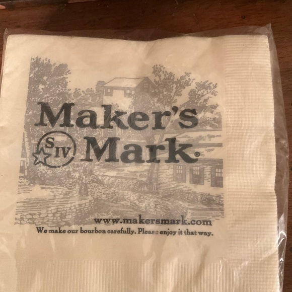 Party Supplies 5 New Packs Of Makers Mark Cocktail Paper Napkins